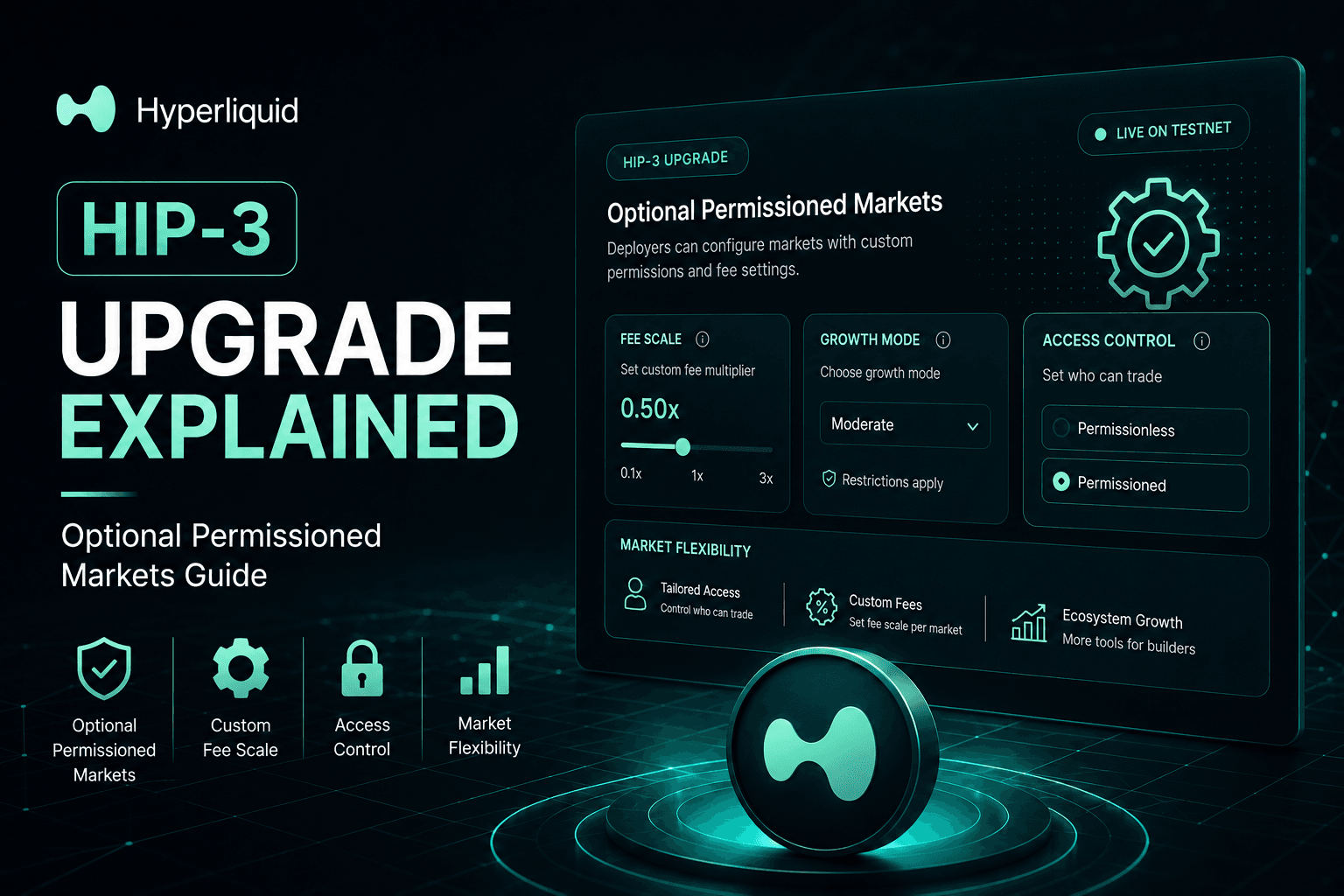 Hyperliquid HIP-3 Upgrade Explained: Optional Permissioned Markets Guide