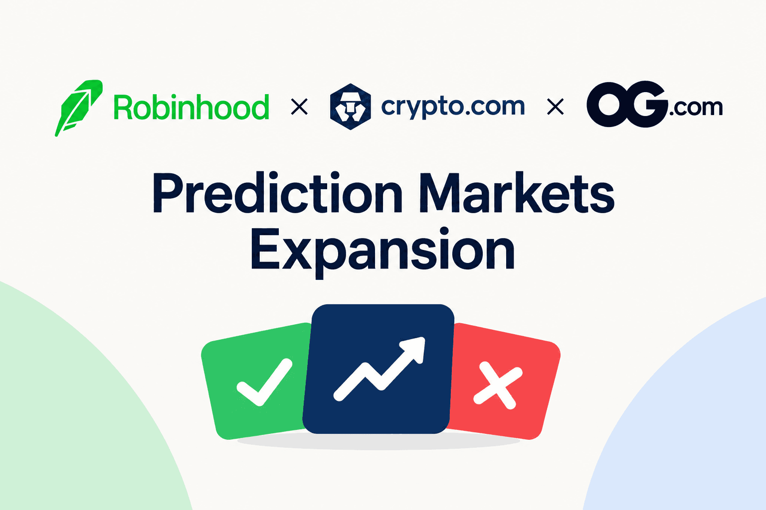 Robinhood expands prediction markets with Crypto.com & OG.com